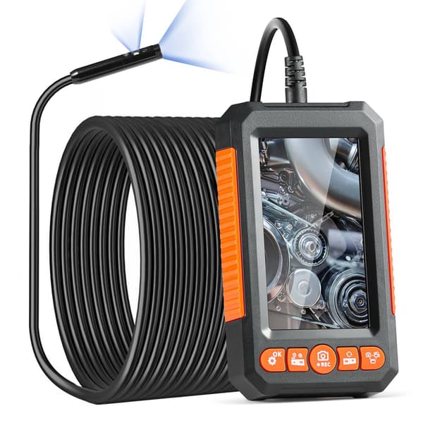 Endoskopkamera med dubbla linser, 14 meter kabel, 11,3 cm IPS