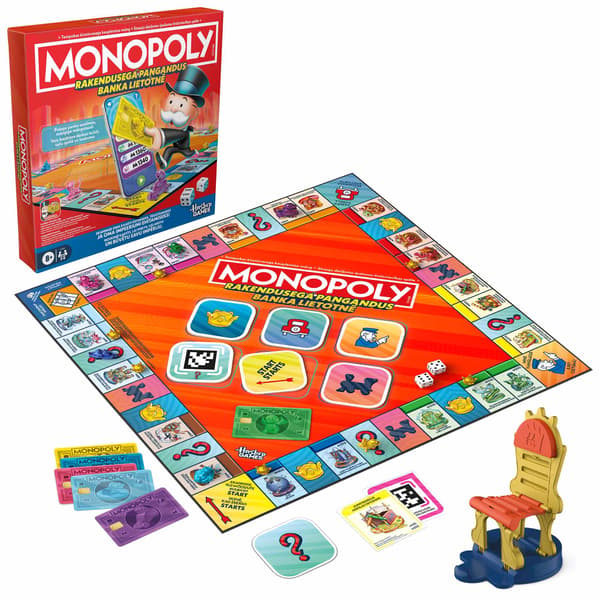 Monopol App Banking Brädspel – Estniska och lettiska