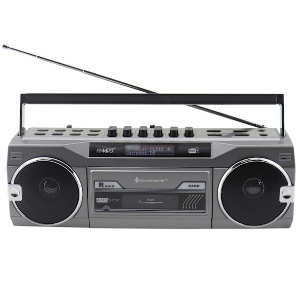 Kasettiradio Stereo Bluetooth SRR80TI Hopea