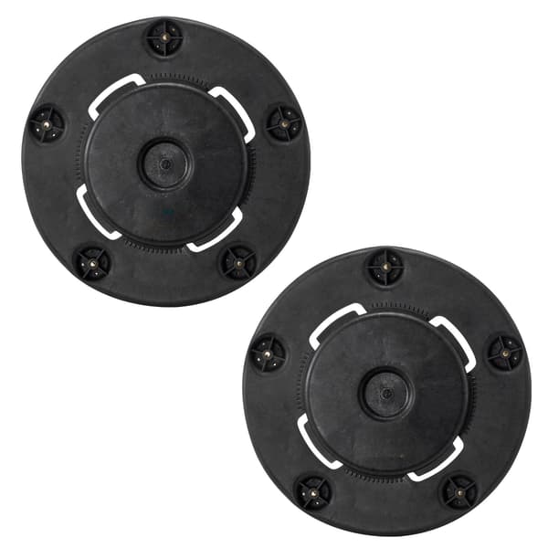 Papperskorgvagn, 2-pack, passar 20–55 gallon, 500 lb