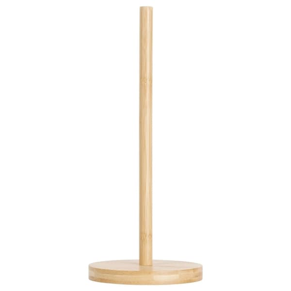Pappershanddukshållare i bambu, 29,5 cm, miljövänlig