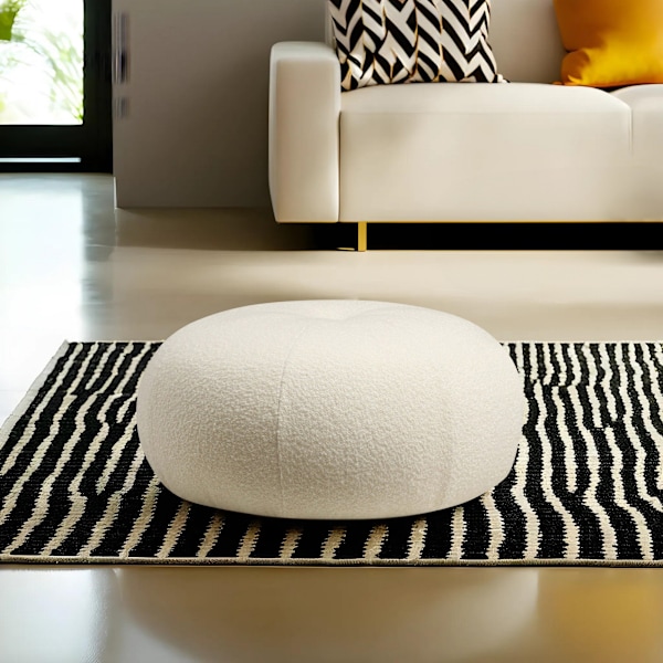 Puffe Tina - Bouclet White