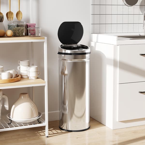 50L rostfritt stål automatisk sensor papperskorg
