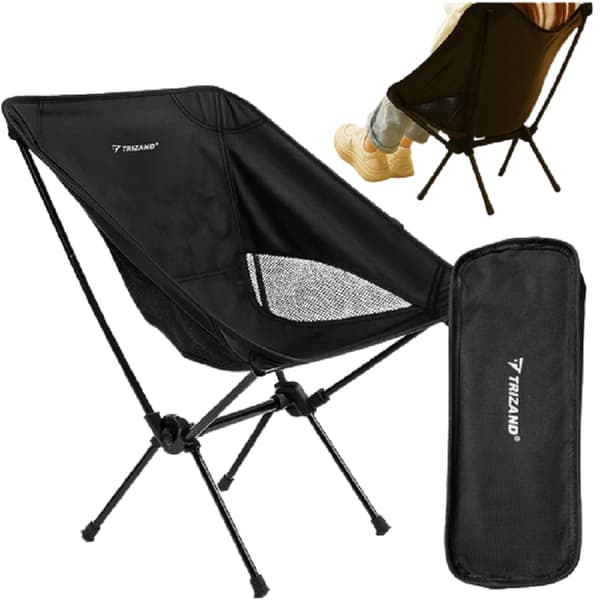 Hopfällbar stol, bärbar och lätt design
