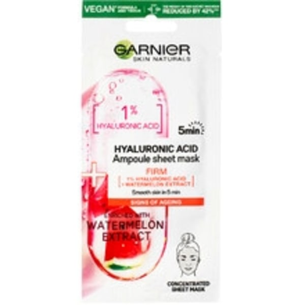 GARNIER - Skin Naturals Hyaluronic Acid Ampoule Sheet Mask - Str