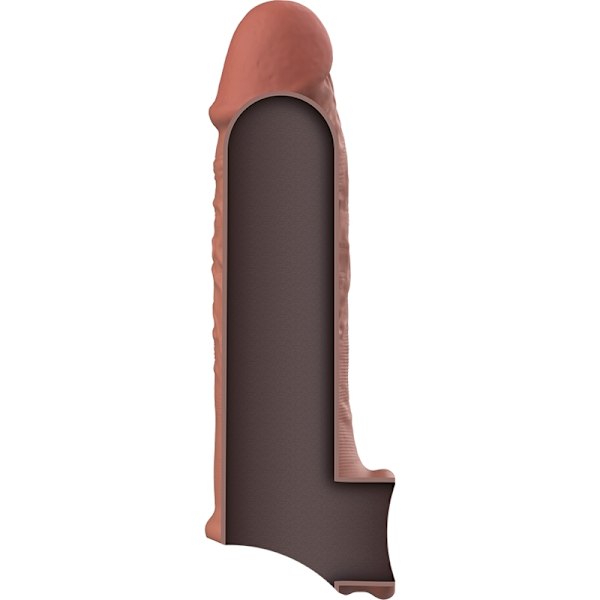 Virilxl - Liquid Silicone V9 Brown Penis Extension