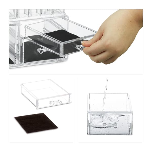 Make-up holder med 4 skuffer