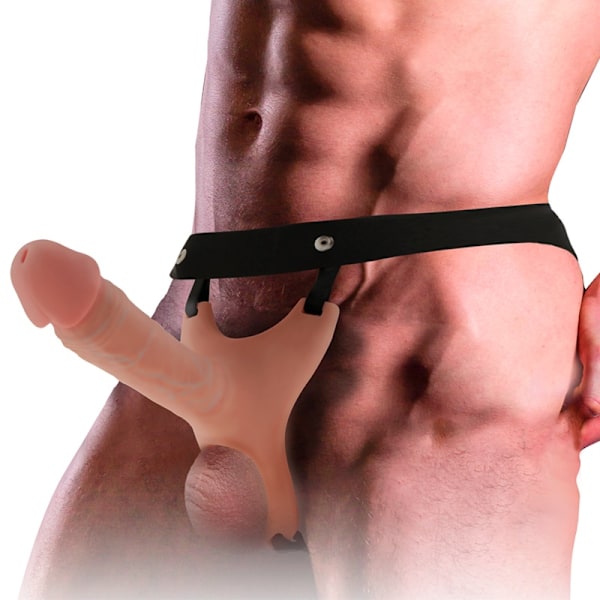 Intense - Hulsele Med Silikone Dildo 16 X 3,5 Cm