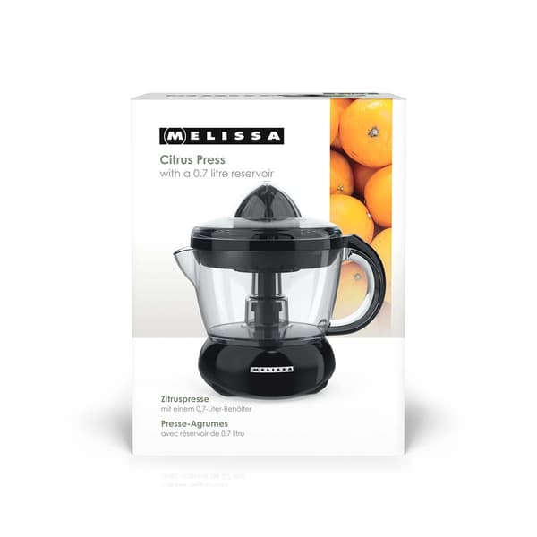 Citrus juicer, 40W, 0,7L Kapacitet, Sort