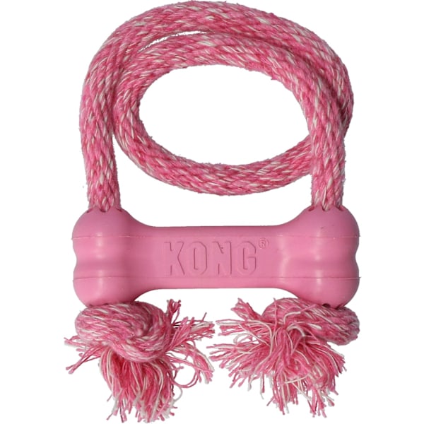 KONG Puppy Goodie Bone med reb XS EU