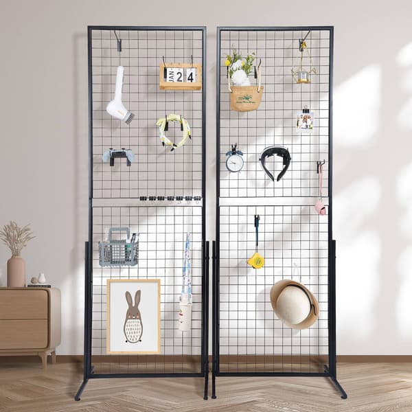 Gridwall-displaypaneler, 2-pak, T-base, 61x170,7 cm