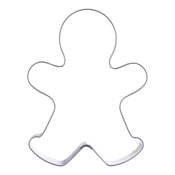 Rostfri Pepparkaksform Människa - Högkvalitativ Bakform