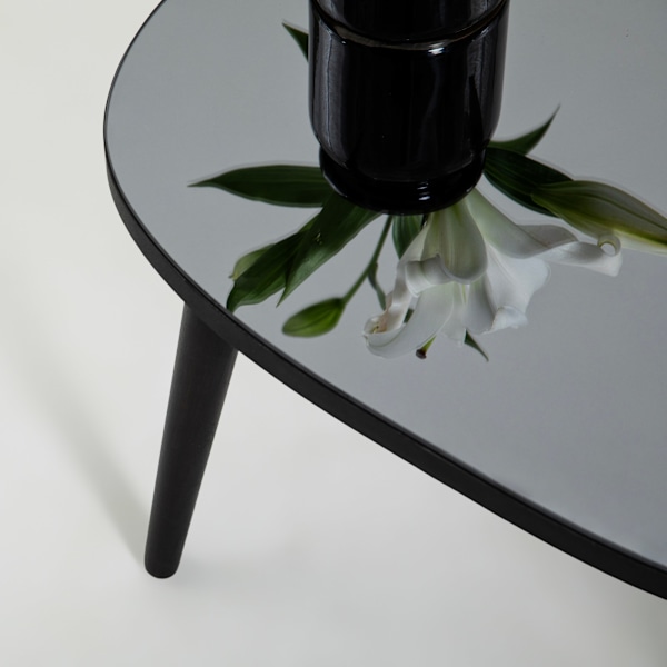 Soffbord Gusto - Svart, Fume