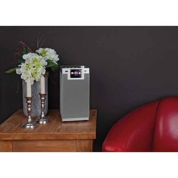 DABMAN i610 Monitoiminen stereoradio DAB+ / FM / Internet / Bluetooth Harmaa
