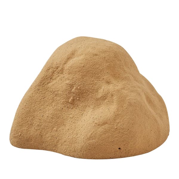 Udendørs kunstig stendæksel til brøndpumpe, sand, lille