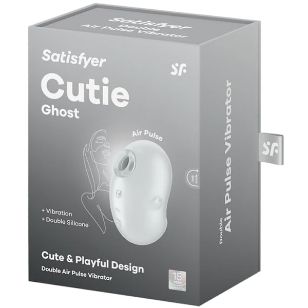 Satisfyer - Cutie Ghost Lay-On Vibrator Vit