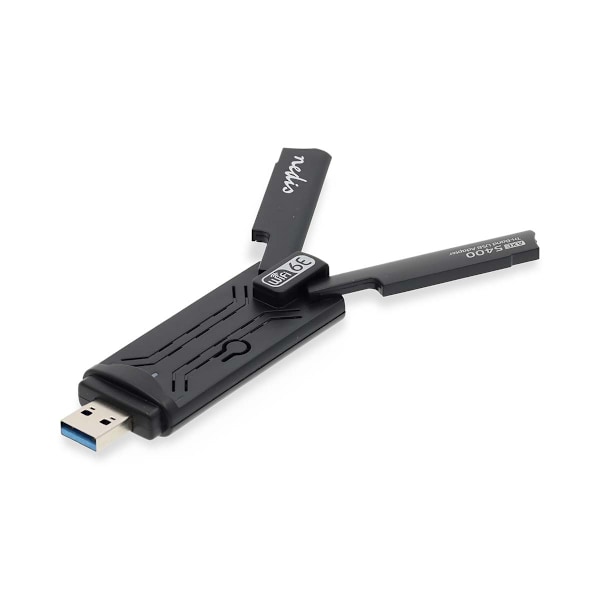 Nätverksdongel | Wi-Fi | AX5400 | 2,4/5/6 GHz (trippelband) | USB3.0 | Wi-Fi-hastighet totalt: 5400 Mbps | Windows 10 / Windows 11