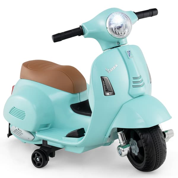 Børne elmotorcykel 6V med LED-forlygte, blå