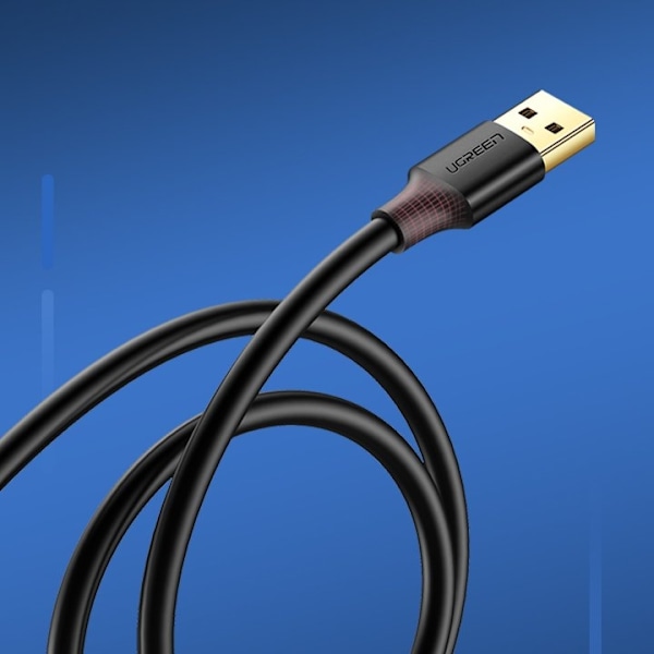 USB 3.0 forlængerkabel 1m sort