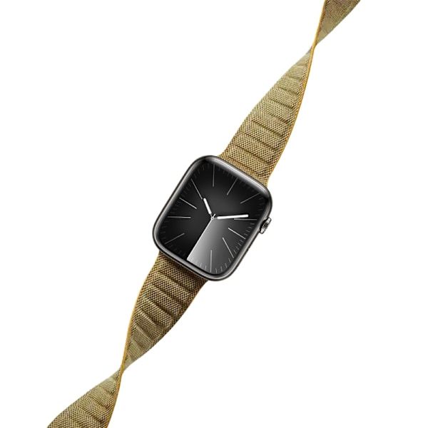 Crong Melange - Magnetisk rem för Apple Watch 38/40/41 mm (gul melange)