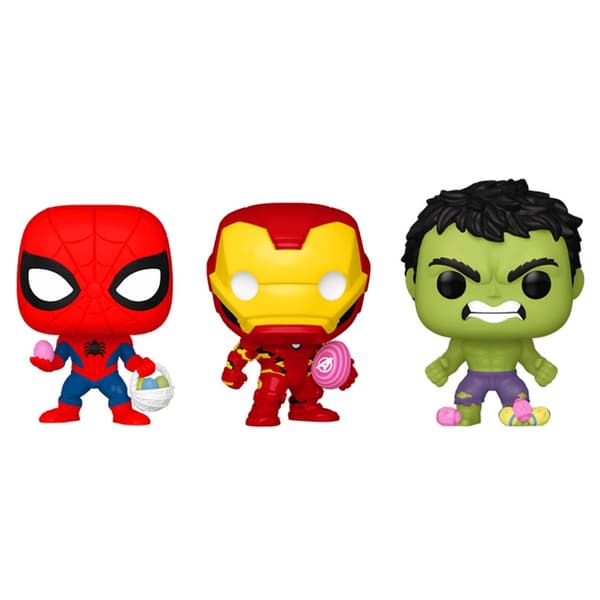 Marvel Spiderman, Hulk, Iron Man Pocket POP -figuurit - 3 kpl