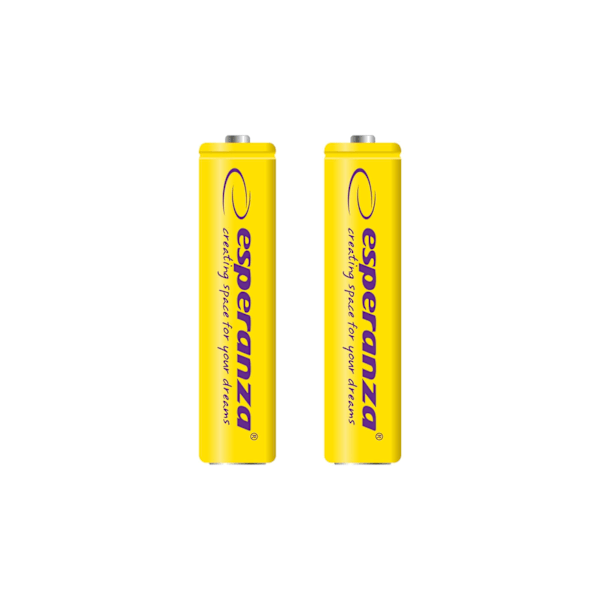 Esperanza ladattavat akut Ni-Mh Aaa 1000Mah 2kpl. Keltainen