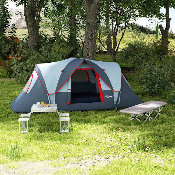 Campingbord, hopfällbart bord med 4 stolar, fällbart trädgårdsbord av aluminium, lätt, multifunktionellt bord, 4 personer, sidobord för trädgård, terr
