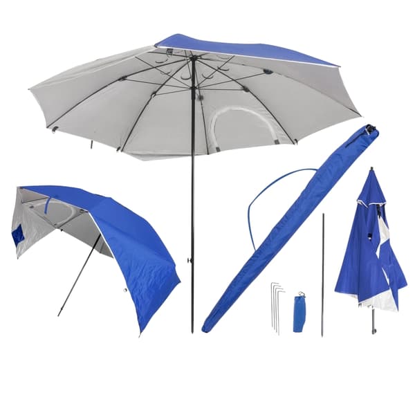 Strandparasol havetelt folde stort