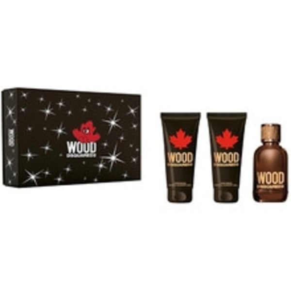 Dsquared2 - Wood pour Homme Gift set EDT 100 ml, shower gel 100 ml and After Shave Balsam 100 ml 100ml