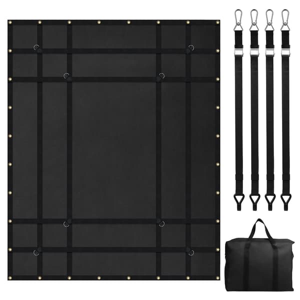 Lastnet til lastbillad 72 x 57 tommer, 700 lb, 4 stropper