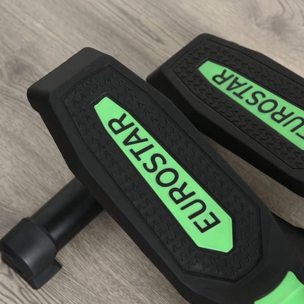Stepmaskine med håndtag, modstandsbånd, LCD-display, stål