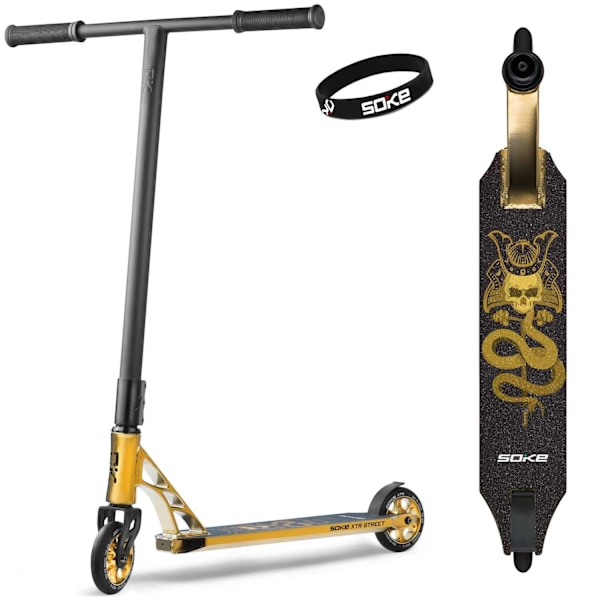 Guldfarvet SOKE XTR Street Trick Scooter