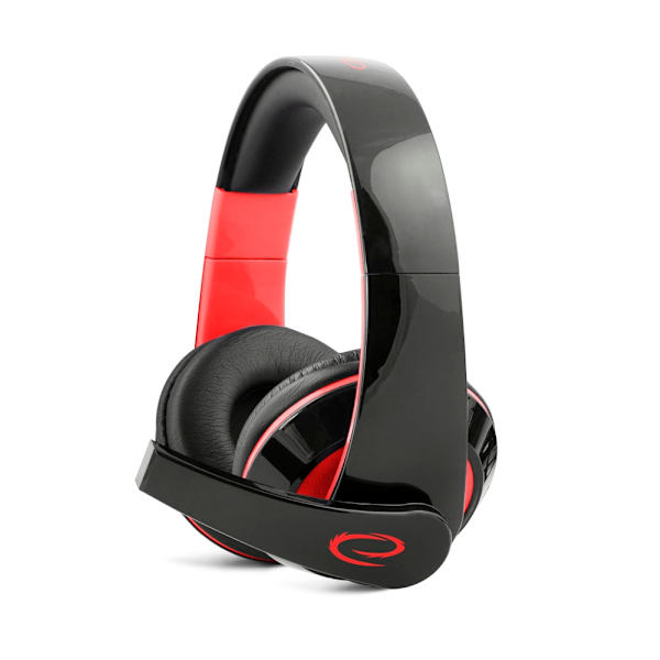 Esperanza stereokuulokkeet mikrofonilla pelaajille Condor Red