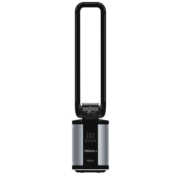 WEBBER WB1820 sort blæser uden blade med luftfugter