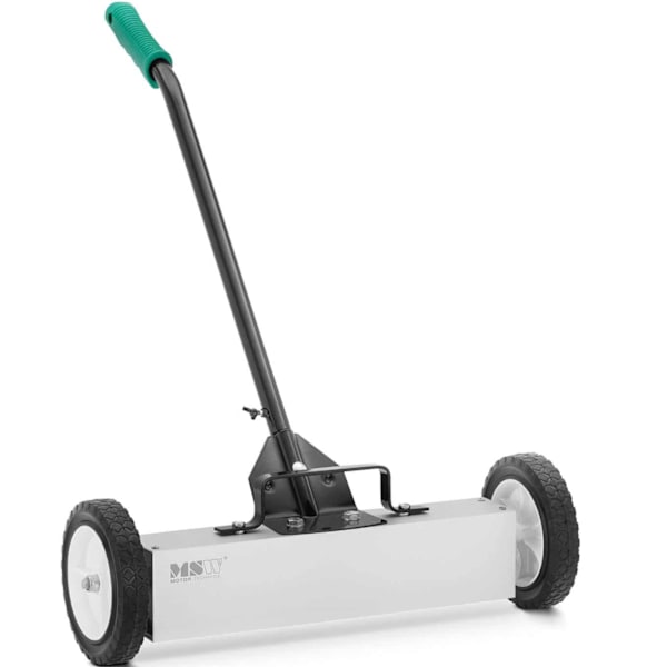 Magneettinen lakaisuharja kynsiviilan keräämiseen pyörillä, leveys 45 cm