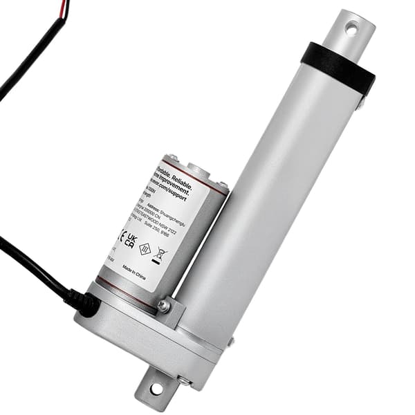 12V lineær aktuator, 1000N, 4" slaglængde, IP54 beslag