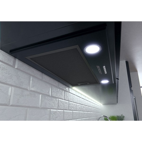 Sort Emhætte Underskab 60 cm BE-50