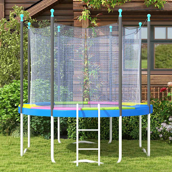 Trampolinkantskydd Ø305 cm, färgglad, väderbeständig och UV-skydd, idealisk för trädgårdstrampoliner |.de