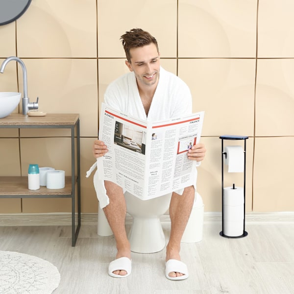 WC-paperiteline hyllyllä