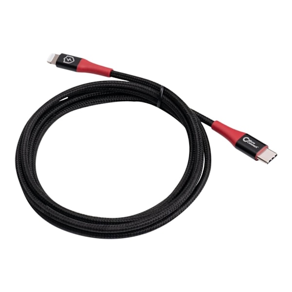 MicroConnect - Lightning-kabel - 24 pin USB-C hane till Lightning hane - 1.5 m - dubbelt skärmad