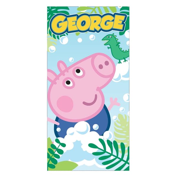 Peppa Pig George mikrofiber strandhandduk