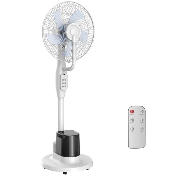 Dimningsfläkt, 70 oscillationer, 3,5 liters tank, vit