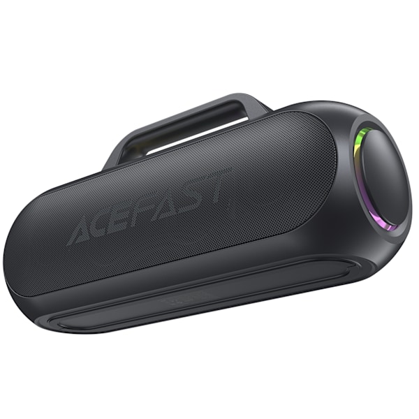 200 W langaton karaokekaiutin kahdella mikrofonilla USB-C musta
