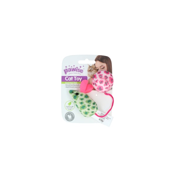 Pawise Cat Toy - Möss &amp; Boll
