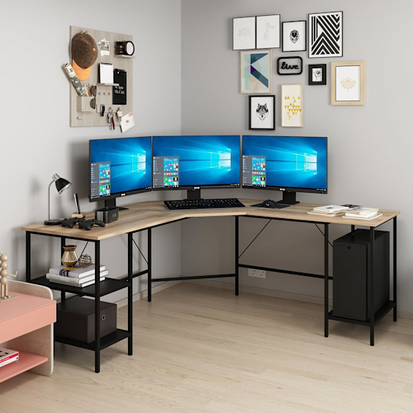 Study Desk Power L - 8538 - Dore