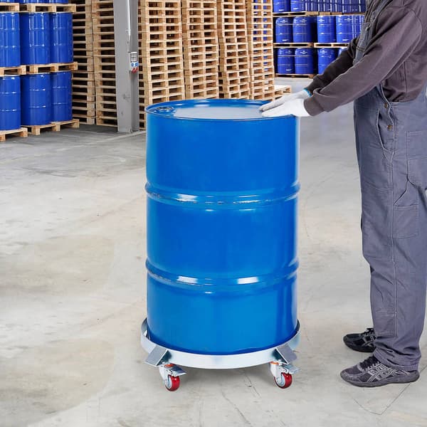 225-liters fatvagn, 2-pack, 450 kg, 4 svängbara hjul