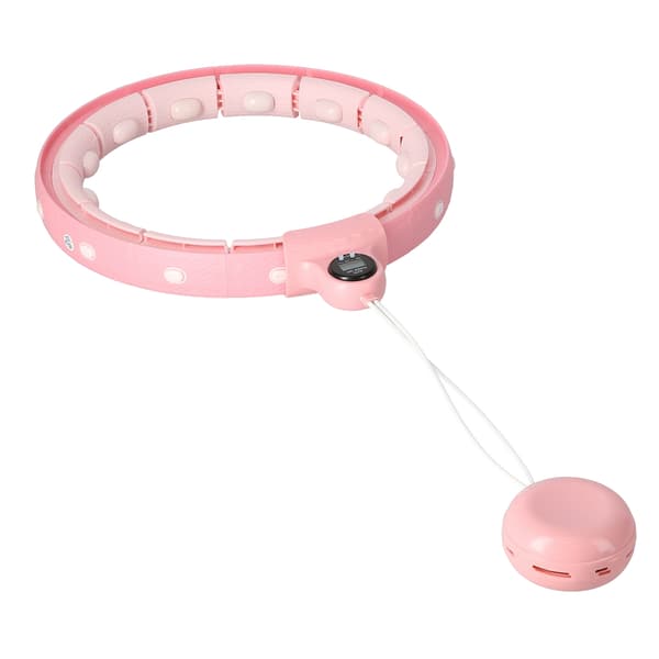 Viktad Rosa Hula Hoop med disk
