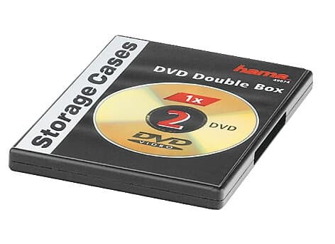 HAMA DVD boks Dobbelt Sort 5-pak