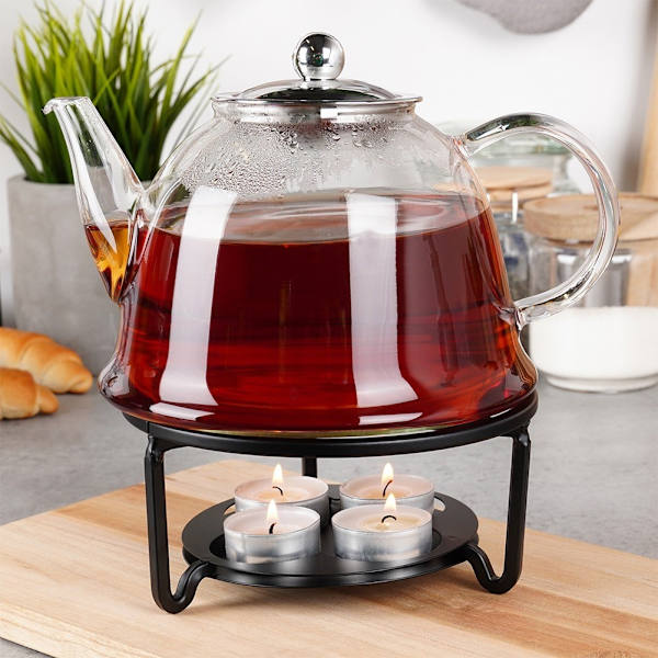 Metallvärmare för tekannor och fondue