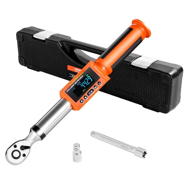 Digital momentnøgle, 3/8-tommer drev, 0–135 Nm, ±2%